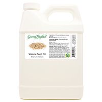 GreenHealth Sesame Seed Oil - 32 fl oz (946 ml) Plastic Jug w/Cap - 100% Pure Carrier Oil