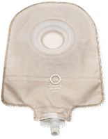Hollister Premier One-Piece Urostomy Pouch with Pre-Cut Convex Flextend Skin Barrier, One Sided ComfortWear Panel and Tape Border 1-1/2" Stoma Opening (Box of 5 Each)