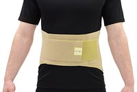 ITA-MED  Elastic Duo- Adjustable Back Support (Medium Support), Brown
