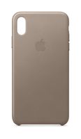 Apple Leather Case (for iPhone Xs Max) - Taupe