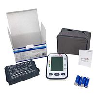 ZAYAAN HEALTH Fully Automatic ARM Blood Pressure Monitor | 120 Memory, Fast Response, Large LCD Display, Carrying Case