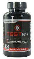 TestRX Herbal Testosterone Booster– Ingredients Proven in Human Trial to at Least Double Your Testosterone Levels- Increase Energy & Stamina- Potent Muscle Mass & Weight Loss Booster - 6 Weeks Supply