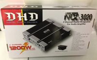 DHD NTX- 3020 4 Channel 1200watts Mosfet Bridgeable Car Audio Amplifier
