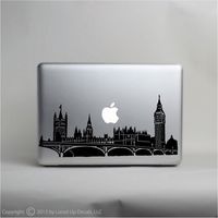 London Skyline macbook laptop Vinyl Decal © 2013 Laced Up Decals