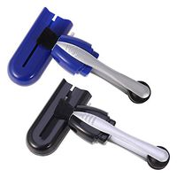 Uspeedy- 2 Pieces Eyeglass Cleaners Set Lens Cleaner for Eyeglasses and Sunglasses Glasses Cleaner for All Types of Eye Wear (Blue and Black)