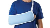 Medline ORT11100XL Standard Arm Slings, Light Blue, X-Large, 20.3" x 7.5", Light Blue