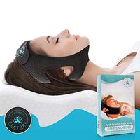 Anti Snoring Chin Strap Devices - Premium Quality, Breathable & Comfortable Material, Snore Stopper, Non-Itchy, Adjustable for All Sizes - Better Sleep Aid for Men and Women - BodyRestore