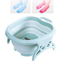 LH Foot spa,Roller Massage simulates Real Feel stimulates Foot acupoint, Foldable Anti-Slip Handle 19.7167.9 in,Green