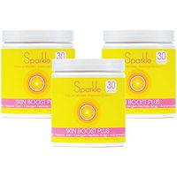 Hydrolyzed Collagen Powder - Sparkle Skin Boost Plus (Acai Lemonade) [3-Pack of 30-Serves] VERISOL Collagen Peptides Protein Powder Vitamin C Non-GMO Collagen Supplement Keto Protein Nutrition