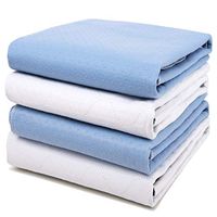 4 Pack Bed Pads for Incontinence Washable 34" x 36",Waterproof Bed Pads,Adult Washable Incontinence Bed Pads for Adults,Dog,Kids