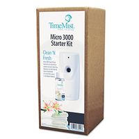 TimeMist 326302TMCA 3000 Shot Micro Starter Kit, Clean N' Fresh, White/Gray