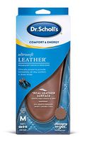 Dr. Scholl's Ultrasoft Leather Insoles for Dress Shoes (Men's 8-14) // All-Day Comfort with Massaging Gel plus a Real Leather Surface