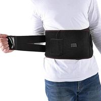 Heated Belt, 3 Sizes Electric Heat Far Infrared Vibration Hot Compress Waist Relieve Body Heating Massage Belt -for More Comfortable Home Experience(XL)
