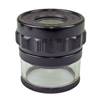 PEAK TS1983 Full Focus Scale Loupe, 10X Magnification, 0.8" Lens Diameter, 1.1" Field View
