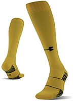 Under Armor Team Over The Calf Socks, 1-Pair, Steel Town Gold, Shoe Size: Mens 4-8, Womens 6-9