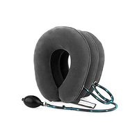 HZYWL Cervical Neck Traction Correction Device Cervical Support Posture Corrector, for Pain Relief Neck Muscle Relax Cervical Pillow Brace,Gray