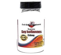 Supreme Soy Isoflavones 750mg * 100 Caps 100% Natural - by EarhNaturalSupplements