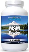 LifeSource Vitamins MSM Powder - 16 oz - Pure and Clean - 226 Servings - 2,000 mg Per Serving - Free Priority Shipping