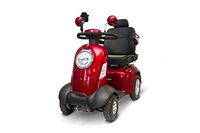 EWheels Heavy Duty Long Range 4 Wheeled Mobility Scooter - Red