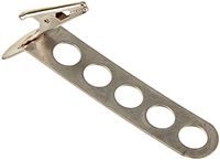 Sammons Preston Drinking Straw Holder, Attach Clamp to Side of Cup & Secure Position of Any Size Straw, Stainless Steel Retainer Holds Straws at Desired Angle, Reusable Pediatric & Adult Drinking Aid