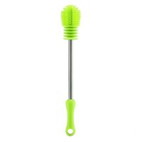 FEDULK Bottle Washing Cleaning Brush Cup Scrubbing Silicone Home Kitchen Convenient Cleaner(B, One Size)