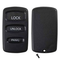 MJKEY Replacement 3 Buttons Keyless Entry Remote Car Key Case Shell Fob For Mitsubishi Lancer Outlander Eclipse Endeavor Galant Montero Sport Diamante