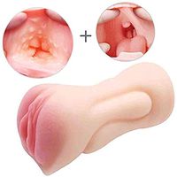 liujiejie mastùrbators Hands Free Small Adult Toys Male Sléévé Strt Tokky 2 Holes Adult Toys Põckët P`ü??ýs for Men Adult Realistic Feel, Tight