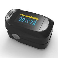 Multi-Function Finger Oxygen Tip, Sensor- Blood Oxygen Saturation Monitor Heart Rate Monitor SPO2 Health Monitors Portable Oxygen Sensor for Adults and Children