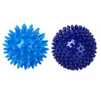 Professional Massage Balls Spiky Roller for Deep Tissue Trigger Point Plantar Fasciitis Reflexology Stress Relief(2 Pack)