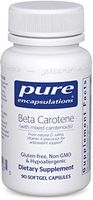 Pure Encapsulations - Beta Carotene (with Mixed Carotenoids) - Hypoallergenic Antioxidant and Vitamin A Precursor Supplement - 90 Softgel Capsules