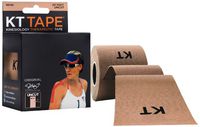 KT Tape Original Cotton Elastic Kinesiology Therapeutic Tape, 20 Foot Uncut Roll, Beige