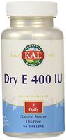 KAL Vitamin E Dry 400 IU Tablets, 90 Count