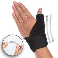 FITTOO Wrist Thumb Brace | Fits Both Right Hand and Left Hand for Men and Women | Thumb Flexible Springs for Arthritis, Tendonitis and More Wrist, Hands, and Thumb Stabilizer and Immobilizer