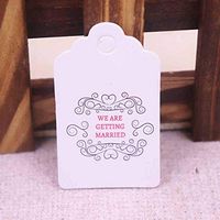 OBELLA BOUTIQUE NEW diy 3x5cm vintage paper gift hang tag kraft/white DIY products brand note hang tag 100pcs per lot custom logo cost extra