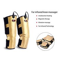 BNBXP Infrared Knee Physiotherapy Instrument Compress Joint Arthritis Knee Massage Therapy Rehabilitation Kneepad Vibration Massager