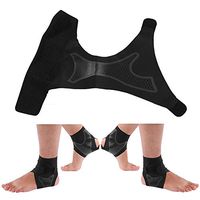 Aosiyp Ankle Support Brace, Ultra-Thin Breathable Stabilizer Strap Ankle Wrap Black Ankle Protector for Heel Pain Relief Sports Fitness Riding for Men Women(S-1 Pair)