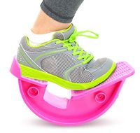 Pivit Foot Rocker Calf Stretcher | Feet Ankle & Leg Stretching for Achilles Tendinitis & Plantar Fasciitis Pain Relief | Stretches Strained Leg Muscle | Ankle Wedge Stretch Improves Flexibility (Pink)