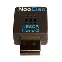 NooElec NESDR Nano 2 - Tiny Black RTL-SDR USB Set (RTL2832U + R820T2) with MCX Antenna and Remote Control; Software Defined Radio, DVB-T and ADS-B Compatible, ESD Safe