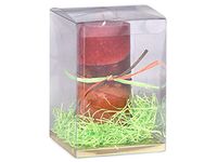 Square Clear Favor Box with Gold Bottom 12 Count - Medium Square