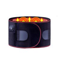 TXqueen Heating Waist Belt Cordless Heated Massage Back Wrap Support Adjustable Brace Portable Lasting for Abdominal Stomach Cramps Arthritic Menstrual Therapy Pain Relief (Rechargeable),XXL