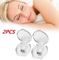 MJ-Brand Anti Snoring Nose Clip Anti Snoring Magnetic Nose Clip Anti Snoring Devices Anti Snore Clip Stop Snoring Anti Snoring Aid Sleep Device Magnetic (2 Packs)