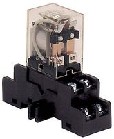 Altronix RDC24 DIN Rail Mount UL Recognized Relay & Base - 24VDC operation, 43mA current draw, DPDT contacts rated @ 10 amp/220VAC or 28VDC.