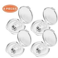 Anti Snoring Devices Clips, Snoring Solution Snore Stopper Magnetic Silicone Nose Vents Snore Nasal Dilators Snore Reducing Sleep Aids for Ease Breathing 4 Set Clear