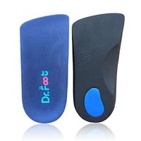 Dr. Foot's 3/4 Length Orthotics Insoles - Best Insoles for Corrects Over-Pronation,Fallen Arches, Fat Feet - Plantar Fasciitis, Heel Spurs, Bunions, and Other Foot Conditions (XS - W5-6.5 | M3.5-5)