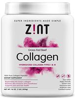 Zint Collagen Peptides Powder (16 Ounce): Anti Aging Hydrolyzed Collagen Protein Powder Beauty Supplement - Skin, Hair, Nails