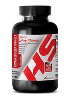 Wellness Formula Supplement - Advanced Sleep Formula 952MG - Natural Complex - melatonin and l-theanine - 1 Bottle (60 Capsules)