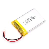 AKZYTUE 3.7V 1000mAh 523450 Lipo Battery Rechargeable Lithium Polymer ion Battery Pack with JST Connector
