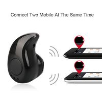 Mini Bluetooth Earpiece Black Small in Ear Hidden Wireless Handsfree Device Tiny