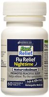 Real Relief Flu Relief Nighttime naturcoksinum Tablets, 60Count