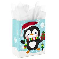 Hallmark Small Holiday Gift Bag with Tissue Paper (Penguin), small - 5XGB2823